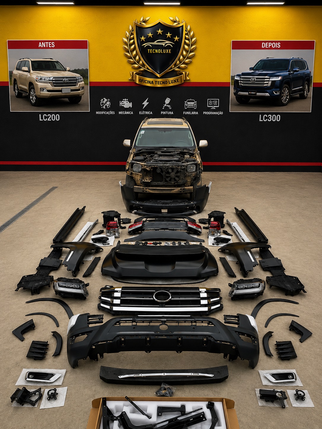Acessórios e personalização automóvel